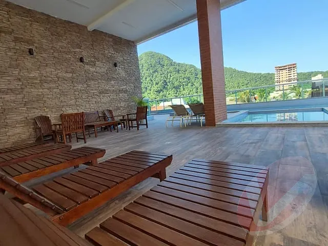 Apartamento 2 quartos e 1 banheiro, à venda, no bairro Canto do Forte em Praia Grande