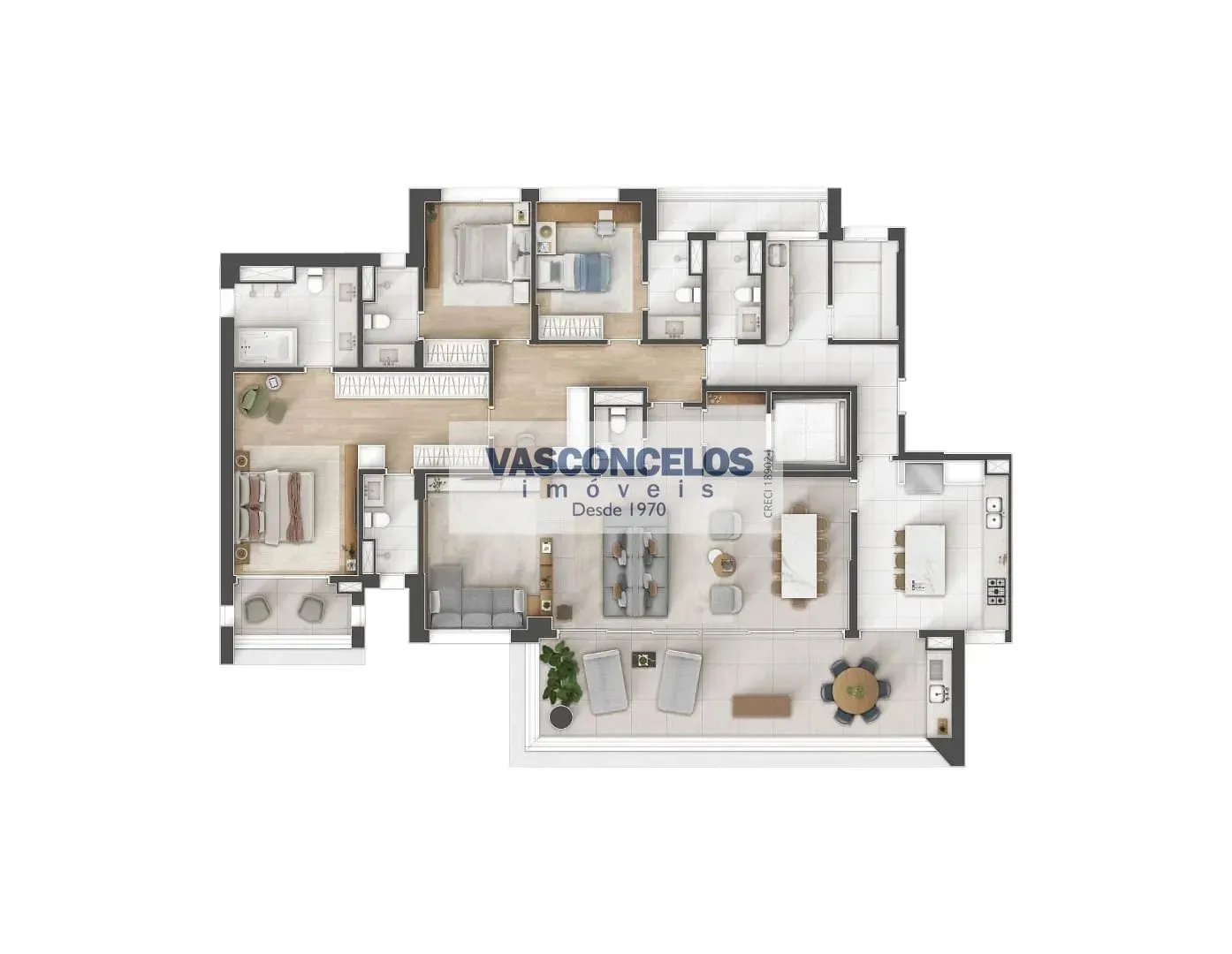 Apartamento, 4 quartos, 220 m² - Foto 12