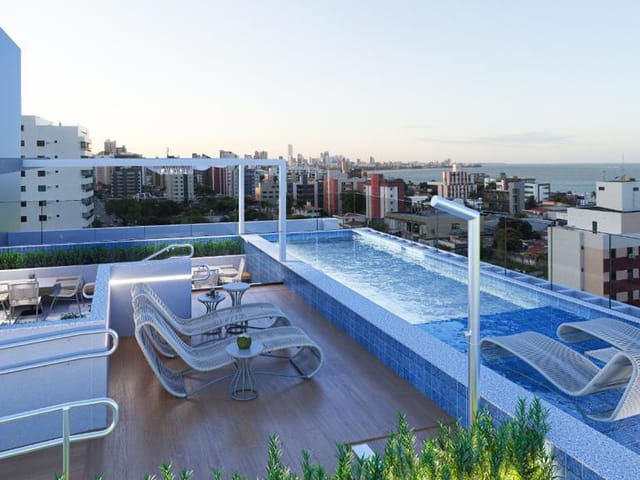 Apartamento 1 quarto e 1 banheiro, à venda, no bairro Manaíra em João Pessoa