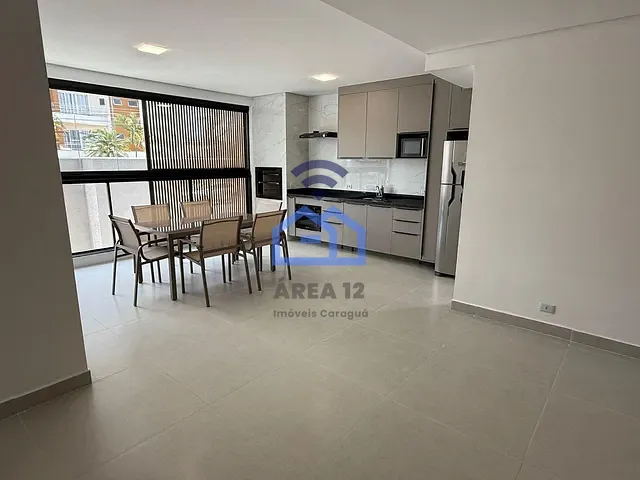 Apartamento com 60m² 1 quarto e 1 banheiro, à venda, no bairro Parque Balneário Poiares em Caraguatatuba