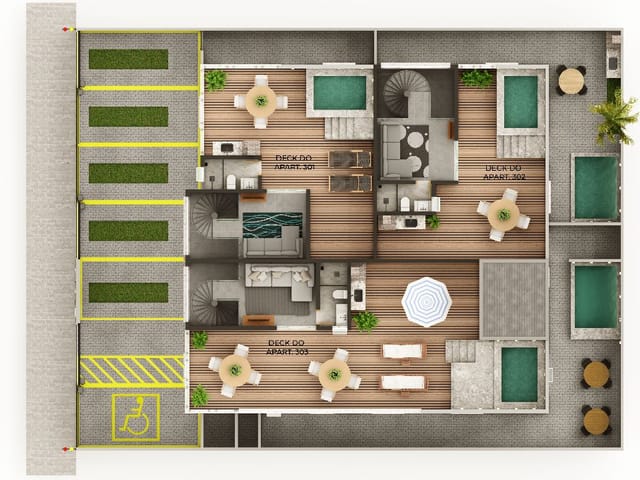 Apartamento 2 quartos e 1 banheiro, à venda, no bairro Bessa em João Pessoa