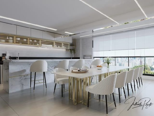 Apartamento com 290m² 3 quartos e 5 banheiros, à venda, no bairro Gleba Palhano em Londrina