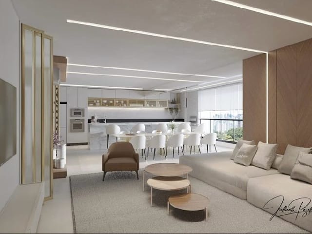 Apartamento com 290m² 3 quartos e 5 banheiros, à venda, no bairro Gleba Palhano em Londrina