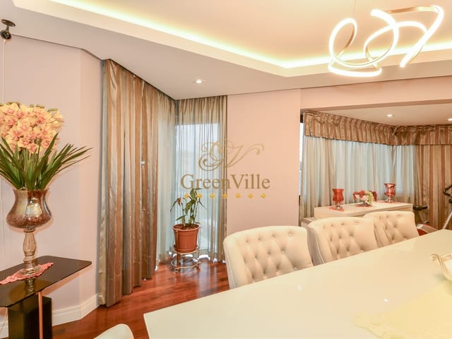 Foto do Apartamento - Cabral, APTO Andar Alto, 1 por andar, 198 metros privativos, 4 quartos, 2 suítes, salas amplas e 2 vagas, à venda, Curitiba | Imobiliária GreenVille