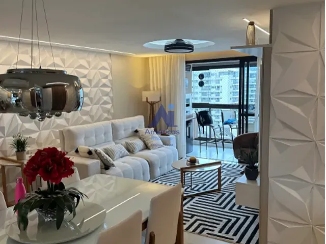 Apartamento com 120m² 4 quartos e 5 banheiros, à venda, no bairro Recreio dos Bandeirantes em Rio de Janeiro