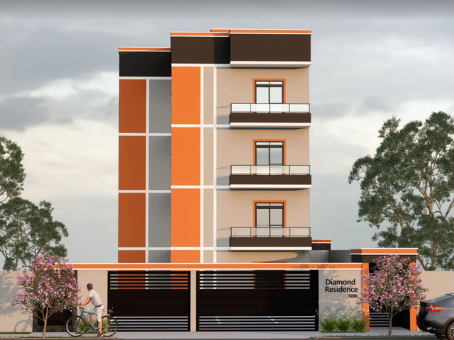 Apartamento com 74m² 2 quartos e 2 banheiros, à venda, no bairro Afonso Pena em São José dos Pinhais