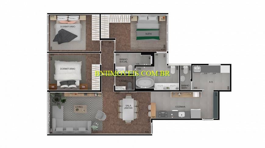 Apartamento, 3 quartos, 5000 m² - Foto 12