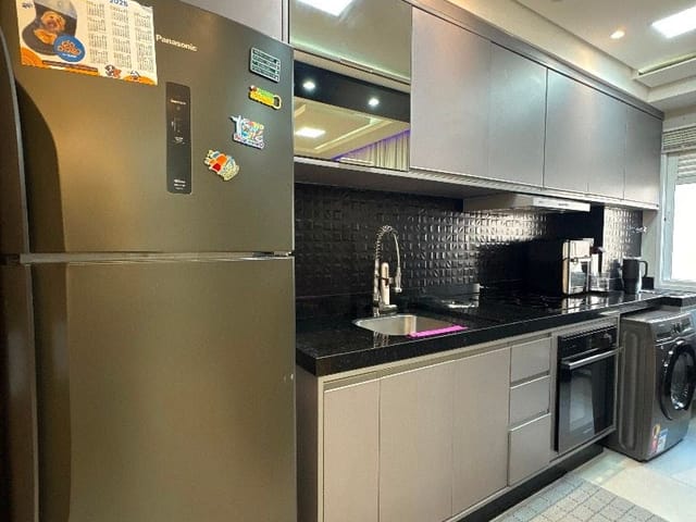 Apartamento com 62m² 2 quartos e 1 banheiro, à venda, no bairro Lagoa Seca em Santa Bárbara D'Oeste