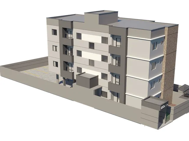 Apartamento com 63m² 2 quartos e 1 banheiro, à venda, no bairro Pedro Moro em São José dos Pinhais