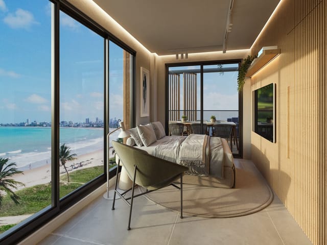 Apartamento com 32m² 1 quarto e 1 banheiro, à venda, no bairro Intermares em Cabedelo