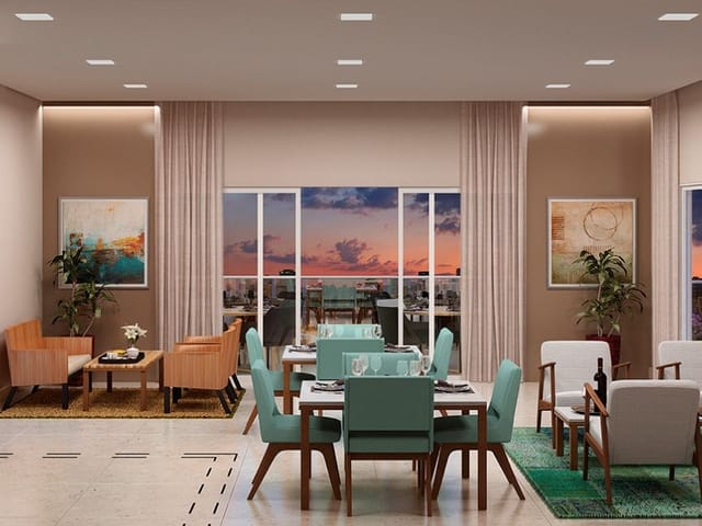 Foto do Apartamento - Apartamento com 1 dormitório à venda, 48 m² por R$ 457.330,00 - Jardim Aquarius - São José dos Campos/SP | RUSSI IMÓVEIS
