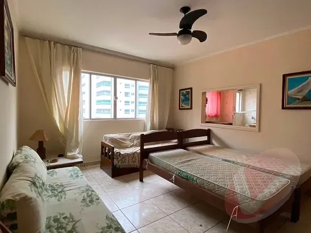 Apartamento com 89m² 1 quarto e 1 banheiro, para alugar, no bairro Caiçara em Praia Grande