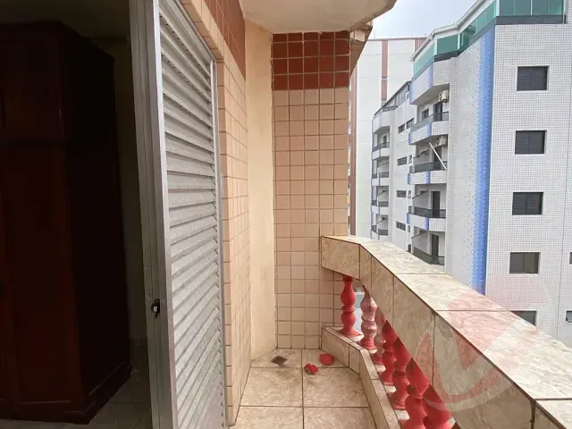Apartamento com 89m² 1 quarto e 1 banheiro, para alugar, no bairro Caiçara em Praia Grande