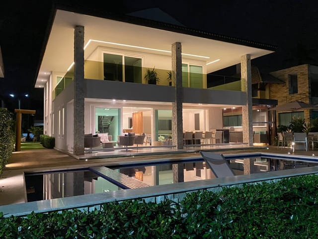 Foto do Casa - Casa Duplex à venda com 450m²,  2 suítes, móveis da Sierra, Sollos, Tidelli, Florene e Dellano, Cupe, Ipojuca, PE. | Tânia Macêdo Imóveis