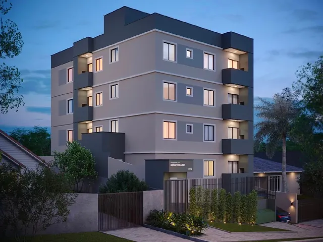 Apartamento com 90m² 3 quartos e 2 banheiros, à venda, no bairro Bom Jesus em São José dos Pinhais