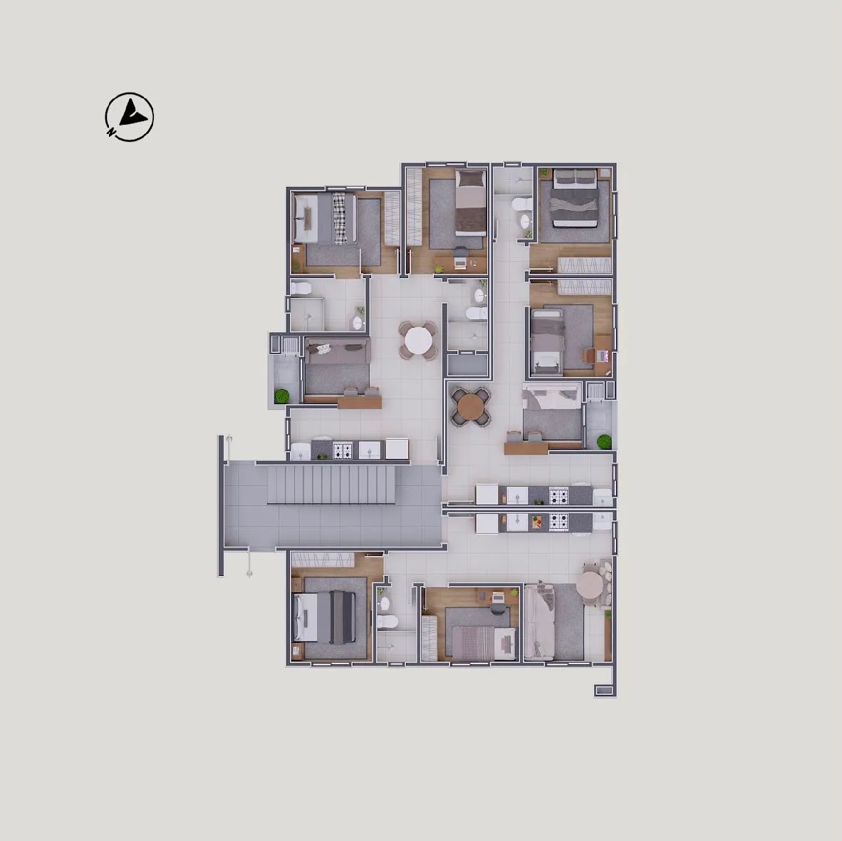 Apartamento, 3 quartos, 51 m² - Foto 13