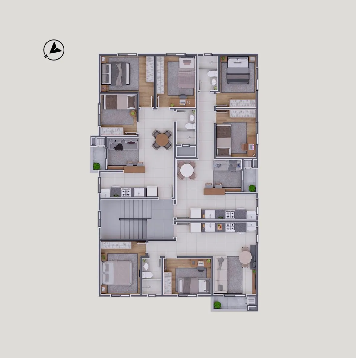Apartamento, 3 quartos, 51 m² - Foto 14