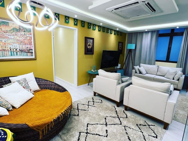 Foto do Apartamento - Apartamento à venda com 113 m, 3 quartos sendo 1 suíte, dependência completa, apto todo reformado, com todos os fixos , 1 Vaga., Boa Viagem, Recife, PE | Tânia Macêdo Imóveis