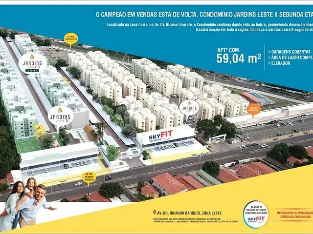 Apartamento 3 quartos e 2 banheiros, à venda, no bairro Vale Quem Tem em Teresina