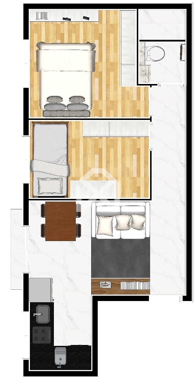 Apartamento à venda com 2 quartos, 42m² - Foto 14