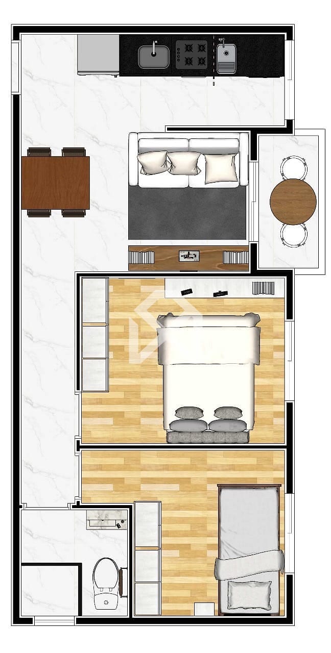Apartamento à venda com 2 quartos, 42m² - Foto 13
