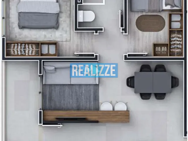 Apartamento 1 quarto e 1 banheiro, à venda, no bairro Centro em Marau