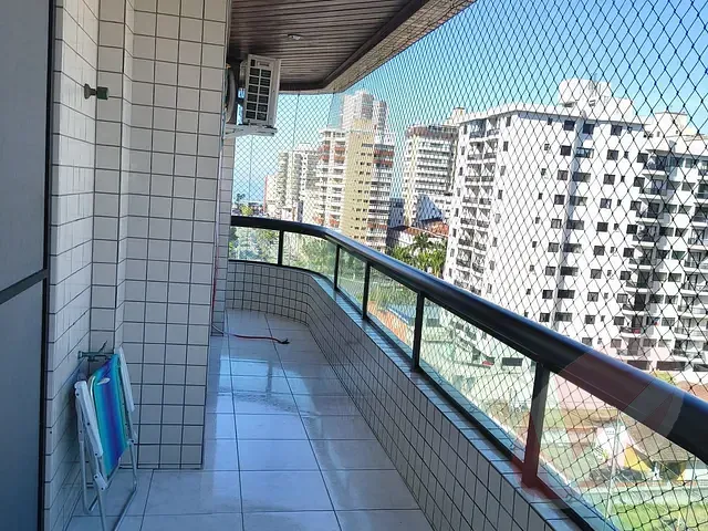 Apartamento com 132m² 2 quartos e 2 banheiros, à venda, no bairro Guilhermina em Praia Grande