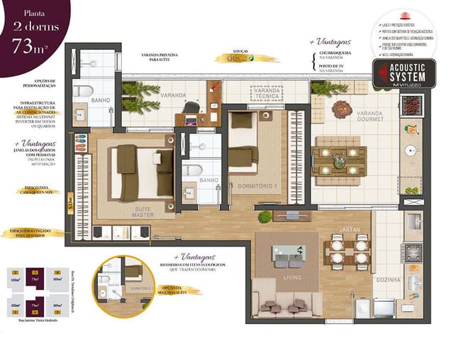 Foto do Apartamento - Apartamento residencial à venda, Jardim Aquarius, São José dos Campos. | INDEPENDENCE NEGOCIOS IMOBILIARIOS LTDA