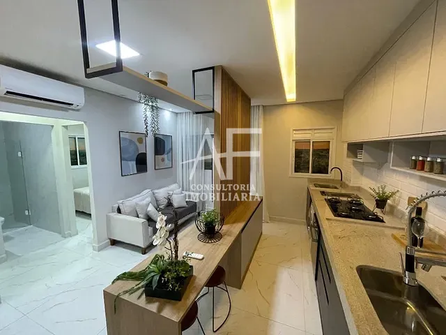 Apartamento com 45m² 2 quartos e 1 banheiro, à venda, no bairro Jardim Gurilândia em Taubaté