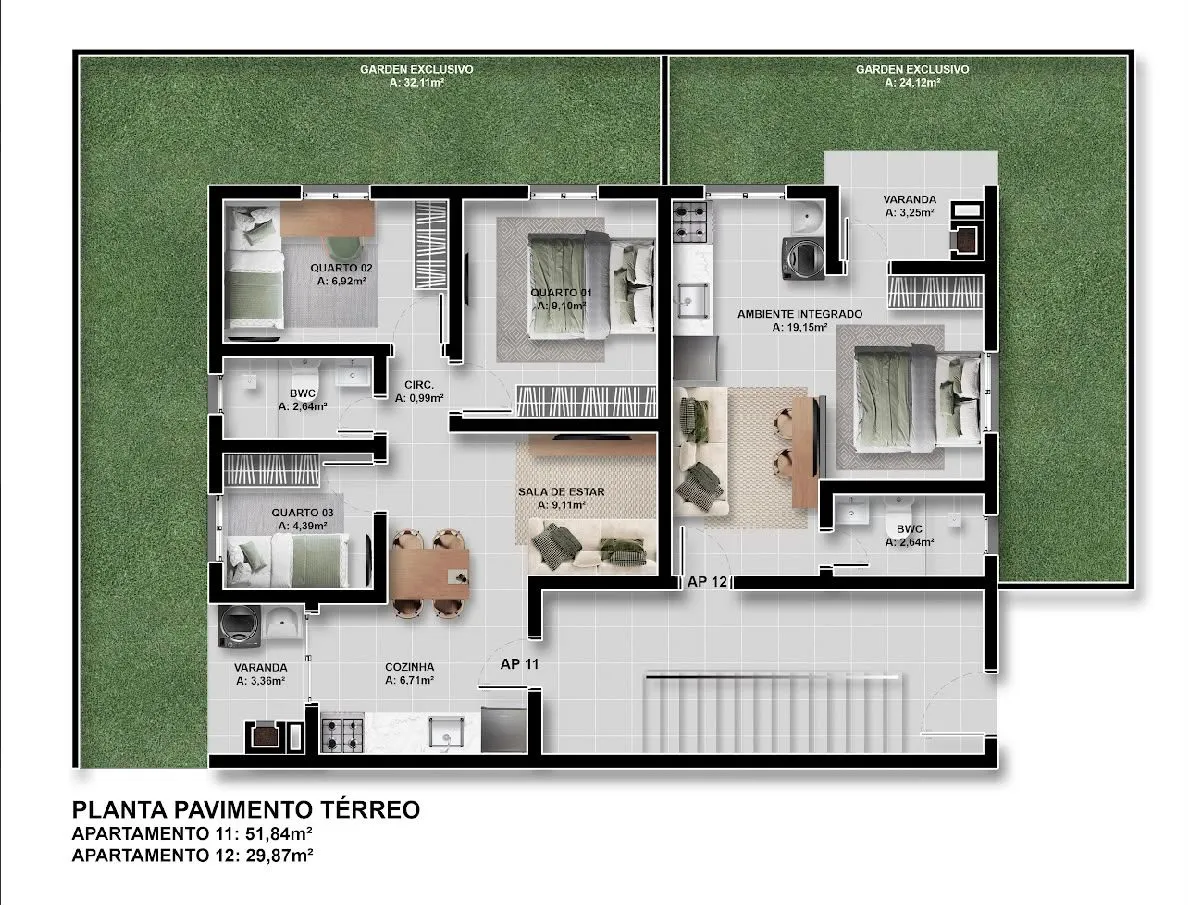 Apartamento, 3 quartos, 67 m² - Foto 11