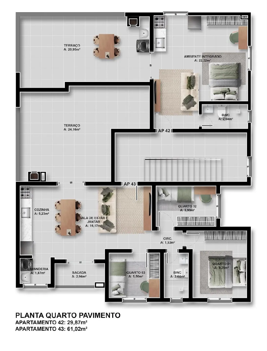 Apartamento, 3 quartos, 67 m² - Foto 8