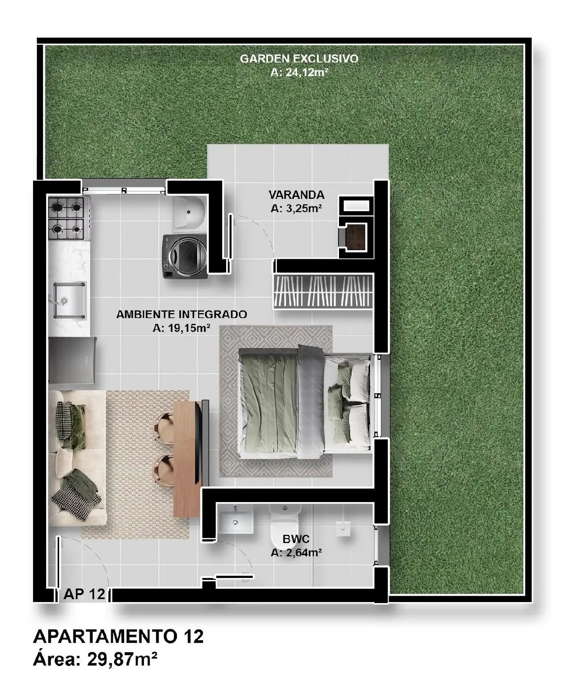Apartamento, 3 quartos, 67 m² - Foto 9