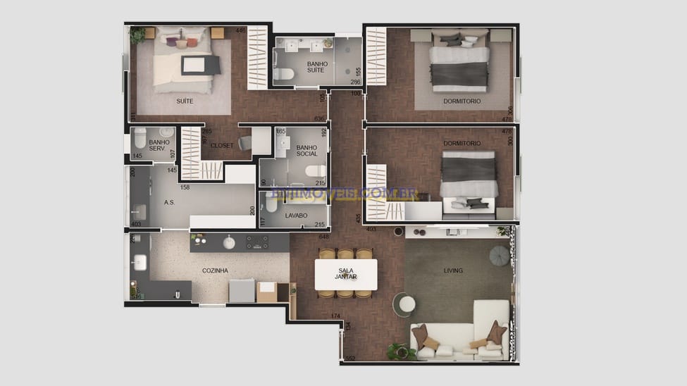 Apartamento, 3 quartos, 5000 m² - Foto 9