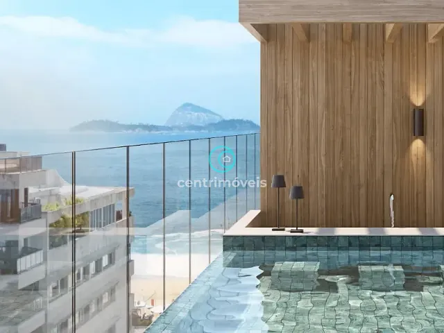 Apartamento com 49m² 2 quartos e 2 banheiros, à venda, no bairro Leblon em Rio de Janeiro