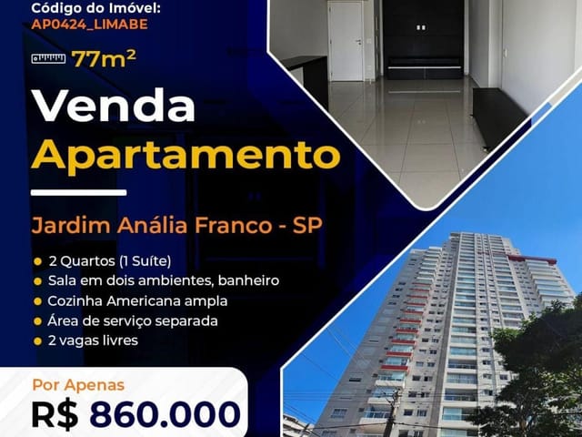 Foto do Apartamento - Apartamento à Venda, Jardim Anália Franco, São Paulo, SP | Lima Brokers Empreendimentos
