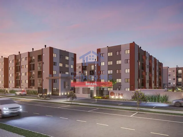 Apartamento 2 quartos e 1 banheiro, à venda, no bairro Atuba em Pinhais