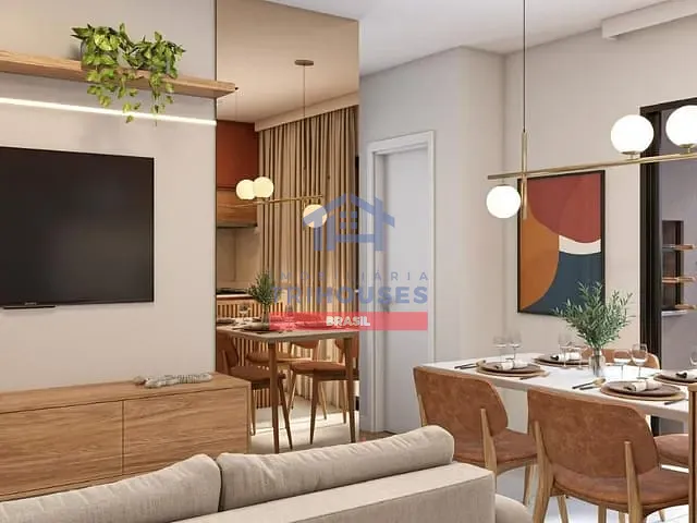 Apartamento 2 quartos e 1 banheiro, à venda, no bairro Atuba em Pinhais