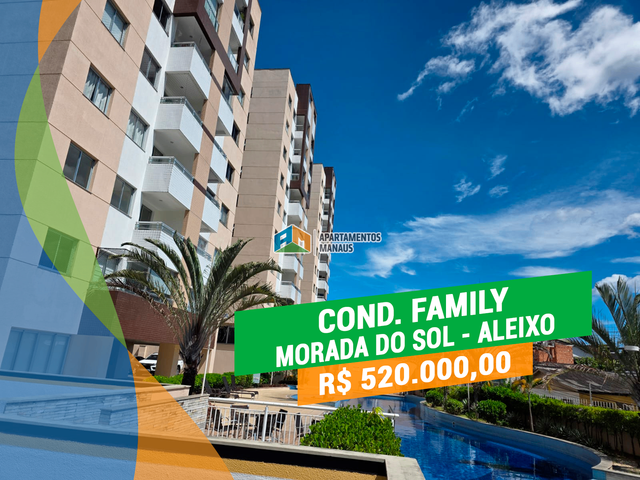 Foto do Apartamento - Cond. Family 3Qts/1St - modulados e climatização - Morada do Sol Aleixo | Apartamentos Manaus Imobiliária