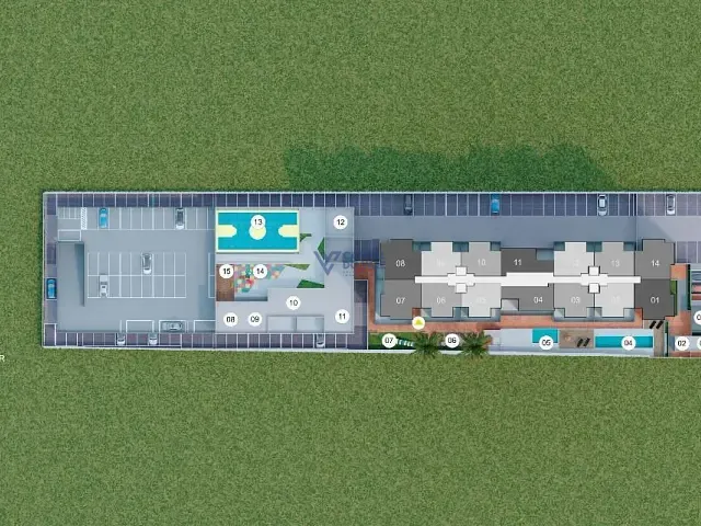 Apartamento com 75m² 2 quartos e 2 banheiros, à venda, no bairro Parque Residencial Flamboyant em São José dos Campos