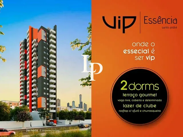 Apartamento com 37m² 2 quartos e 1 banheiro, à venda, no bairro Vila Palmares em Santo André