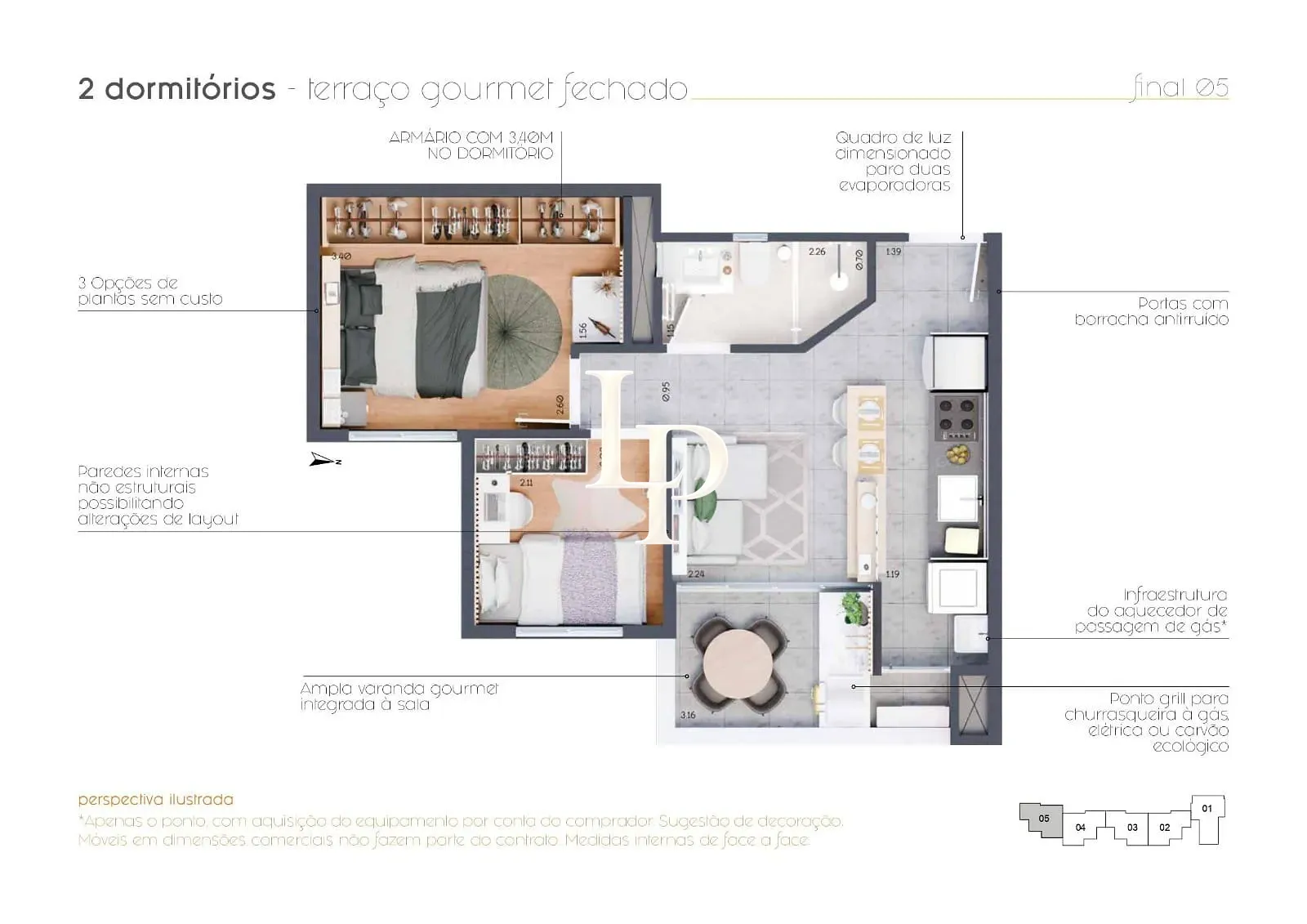Apartamento, 2 quartos, 37 m² - Foto 31