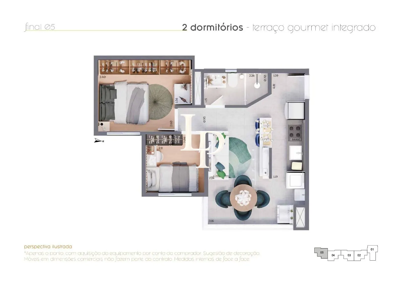Apartamento, 2 quartos, 37 m² - Foto 32