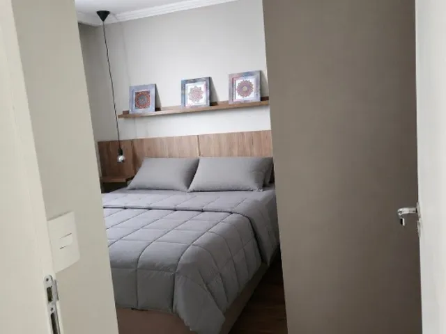 Apartamento 2 quartos e 1 banheiro, para alugar, no bairro Vila Homero Thon em Santo André