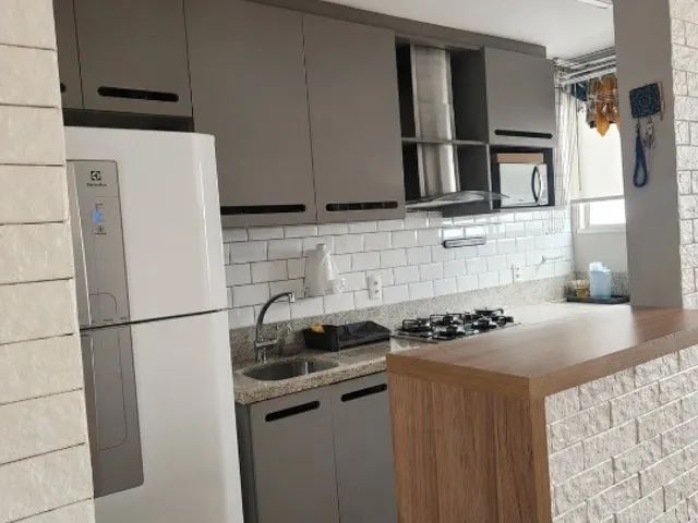 Apartamento 2 quartos e 1 banheiro, para alugar, no bairro Vila Homero Thon em Santo André