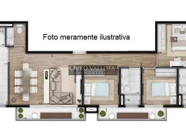 Apartamento 3 quartos e 2 banheiros, à venda, no bairro Vila Guarani (Zona Sul) em São Paulo
