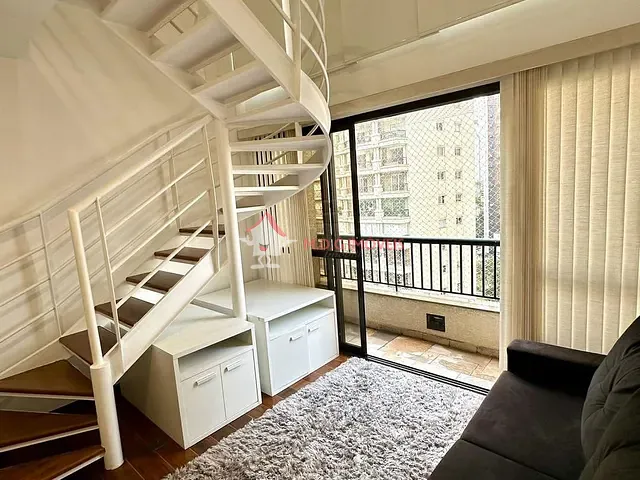 Apartamento 1 quarto e 2 banheiros, para alugar, no bairro Jardim Paulista em São Paulo