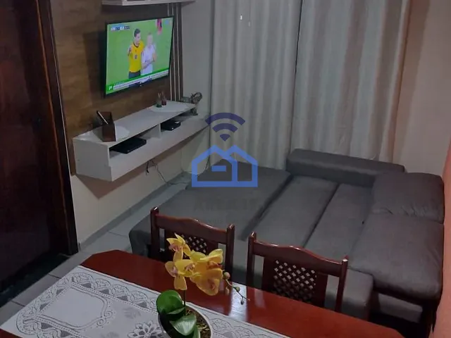 Apartamento 2 quartos e 1 banheiro, à venda, no bairro Jardim Casa Branca em Caraguatatuba