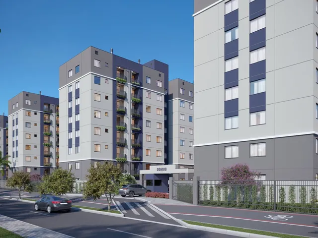 Apartamento 2 quartos e 1 banheiro, à venda, no bairro Boneca do Iguaçu em São José dos Pinhais