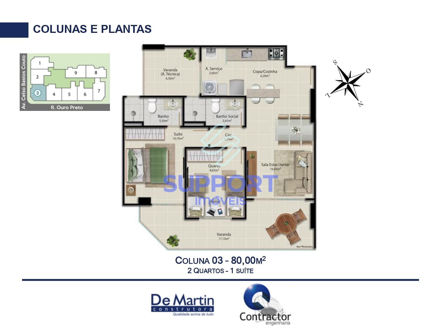 Apartamento, 1 quarto, 80 m² - Foto 45