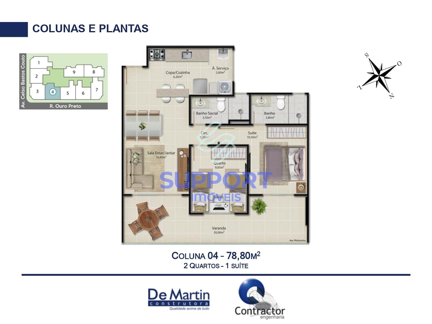 Apartamento, 1 quarto, 80 m² - Foto 40